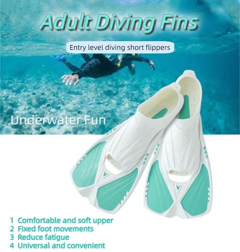 Light Weight Swimming Fins Freediving Flipper Water-Sports Equipment Free Diving Fins For Diver