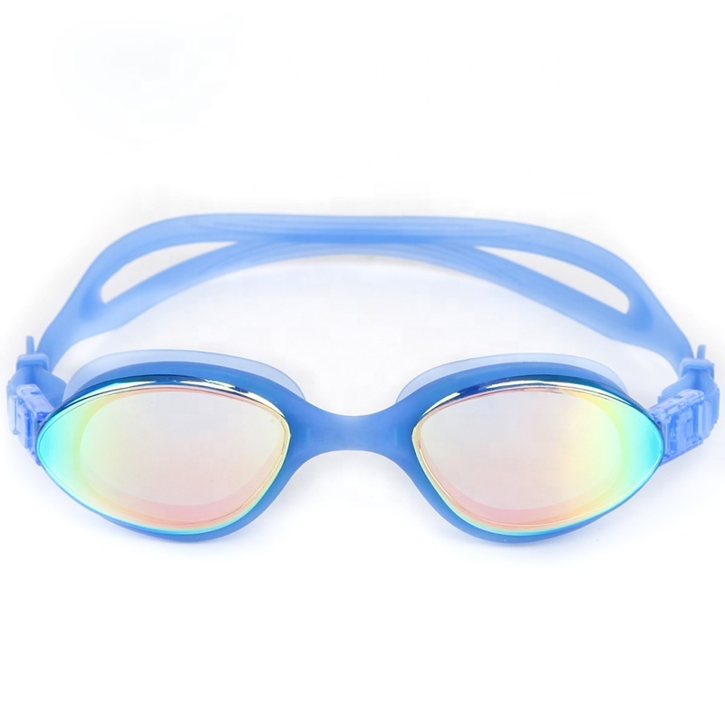 Custom Logo Silicone Polarized Swimming Glasses Goggles Racing Anti Fog