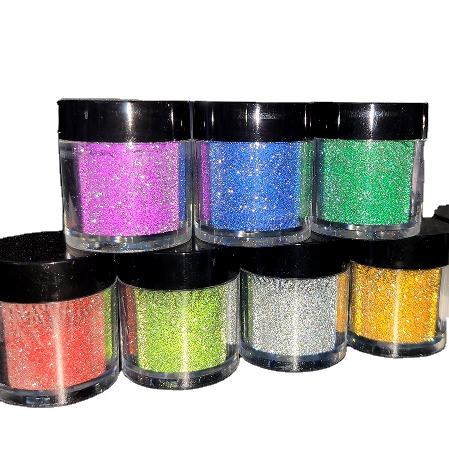 Dazzling Prism Nail Art Glitters 12 Colors Diamond Reflective Glitter Dust For Reflective Gel Polish Nail Salon Manicure DIY