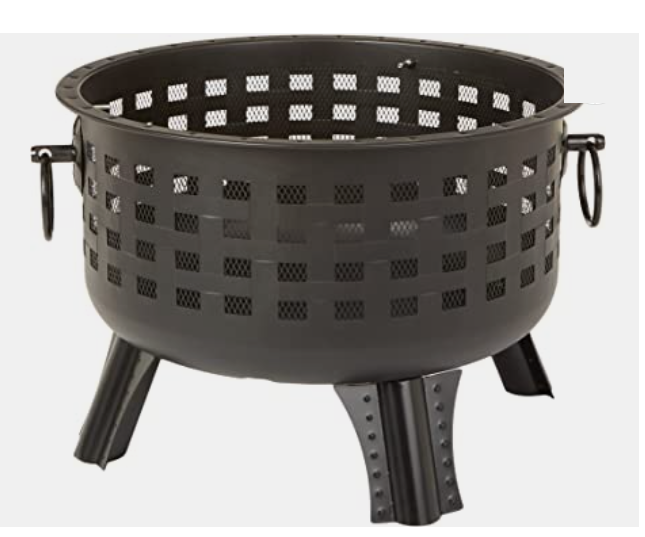 Fire Pit for Outside 26 inch Outdoor Wood Burning brazier Large Steel Firepit Bowl for Backyard Bonfire Patio