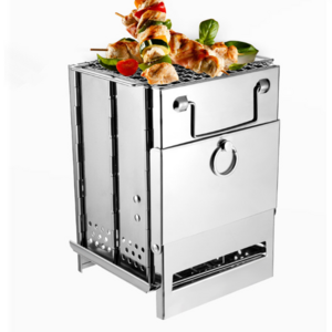 Stainless steel multi functional foldable charcoal bbq grill charcoal chimney starter