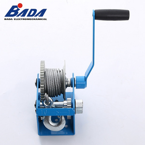 BADA 7.5m Cable length 2500Lbs steel wire rope boat anchor hand manual winches