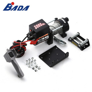 BADA 3000lbs high quality automotive wire rope electric winch for sale