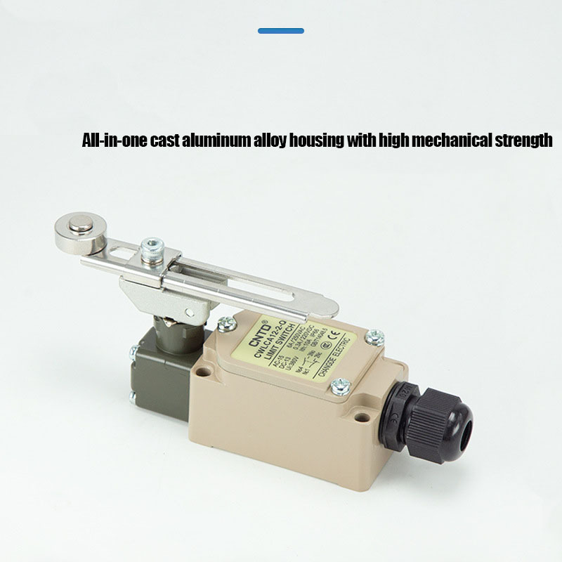 Maximum Current Waterproof CNTD  CWLCA32-41M  10A Aluminum Shell Rotary Roller Lever Arm Limit Switch