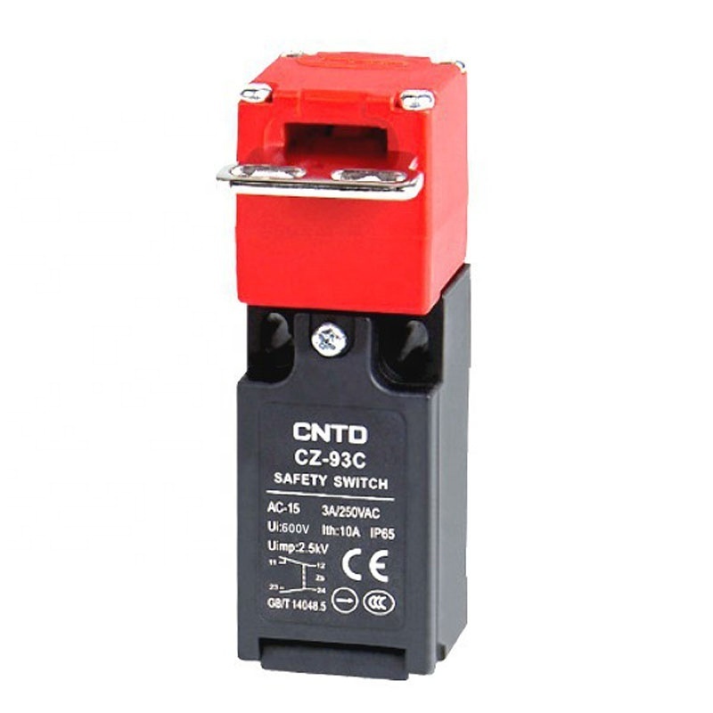 100%new CNTD CZ Safety door switch TZ-93C/93B gate-type limit switch Key Industrial safety power electromagnetic door lock