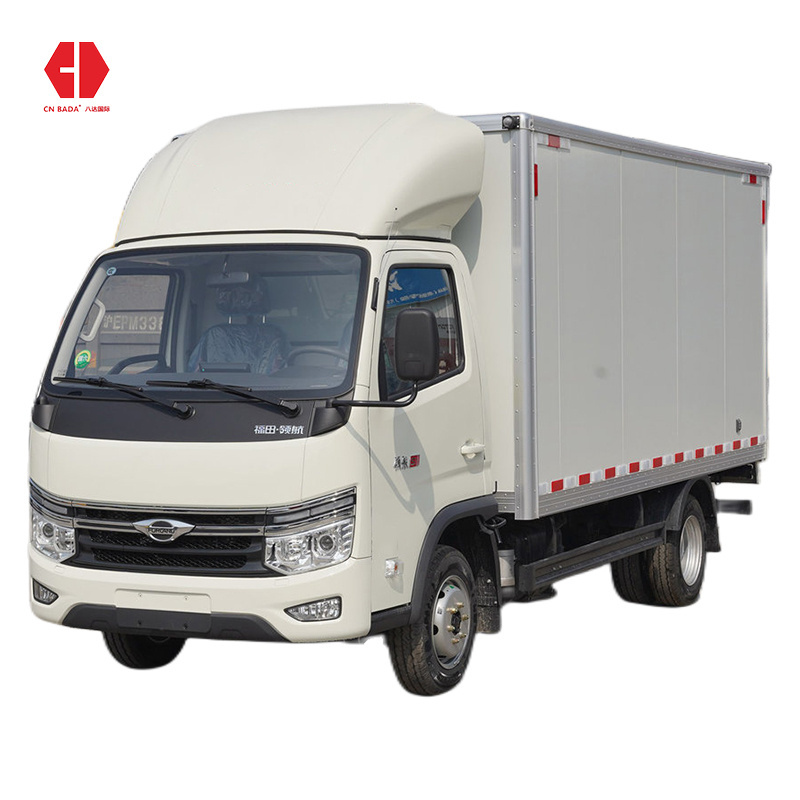 Foton used  closed cargo van delivery truck 1.6 ton mini diesel 120 hp small 4x2 light cargo trucks