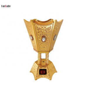 Hexagonal Shape Portable Metal Oud Bakhoor Incense Burner