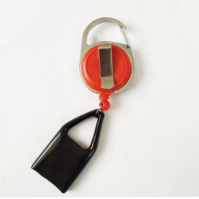 best sellers Retractable carabiner Pull Reel Keychain Lighter Holder