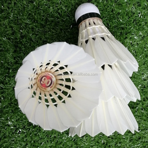 bwf approved ling mei 90 class A badminton shuttlecock goose feather factory price