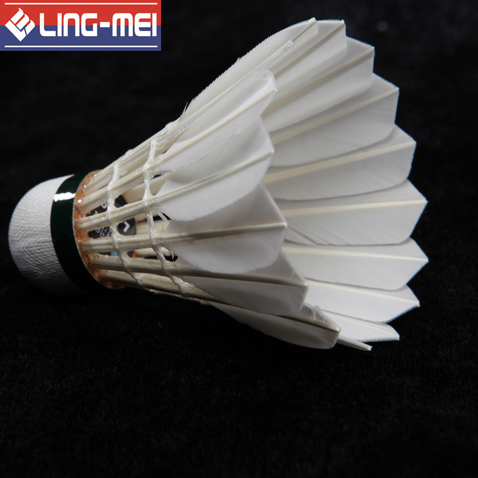 BWF Lingmei 90 Shuttlecock Anhui Goose Feather shuttlecocks ling mei