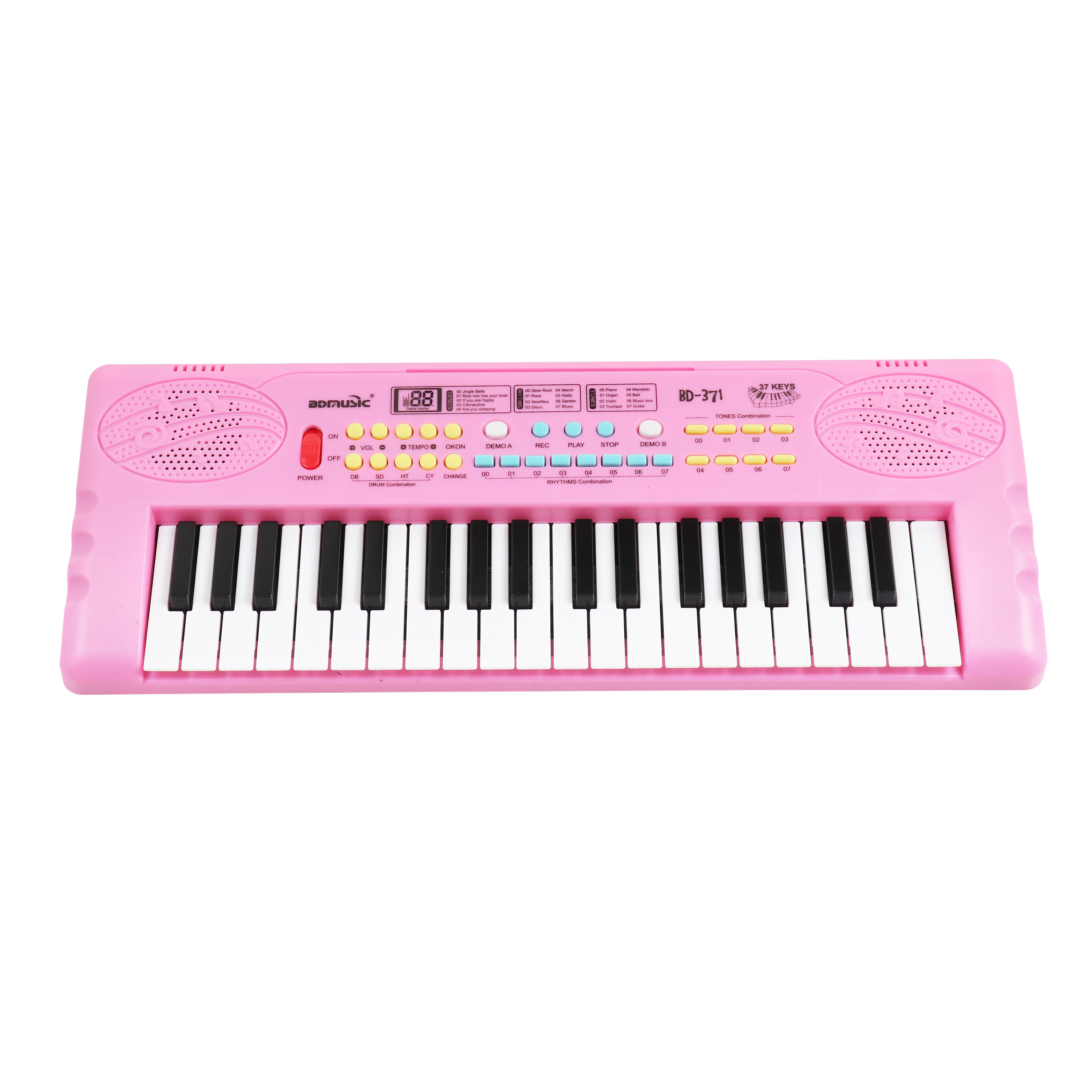 BDMUSIC toy piano 37 keys musical keyboard toy digital piano made in China toy electronic organ mini piano keyboard for kids