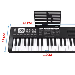 High Quality 37 Keys Digital Mini Piano Keyboard Electronic Organ Portable Piano with Microphone for Kids Certified Toy