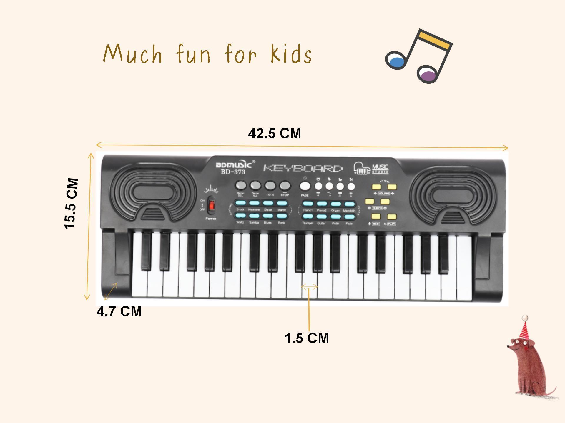 Mini Electronic Keyboard Piano Instruments Musical Portable 37 Keys Musical Keyboard Electronic Piano For Kids