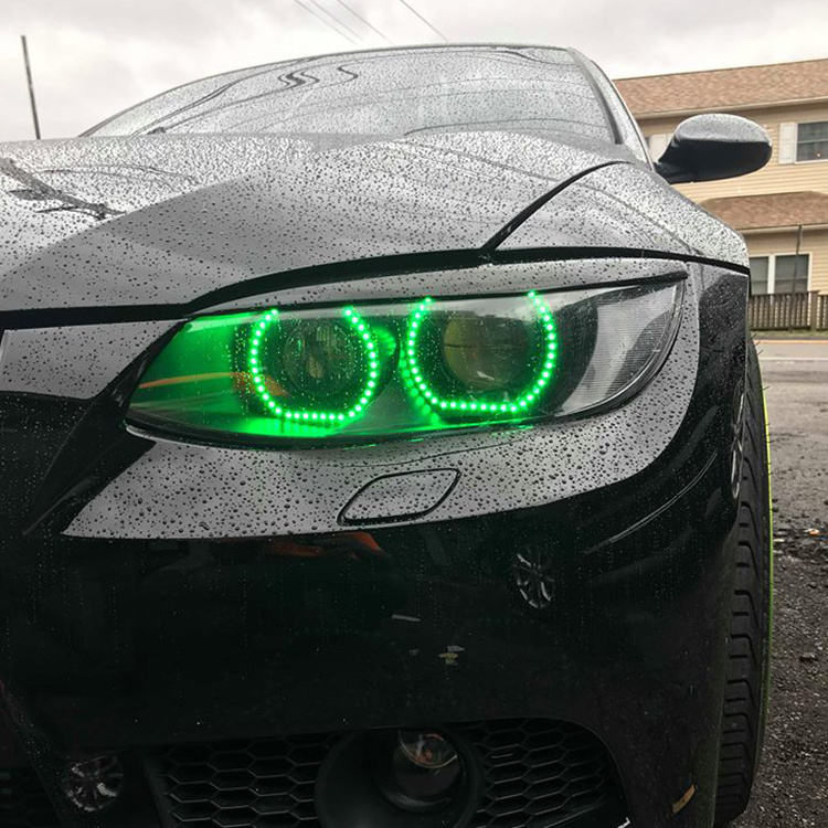 E90 E92 f30 F31 multi-color changing led angel eyes DTM style RGB angel eyes led halo for bmw