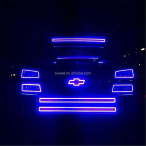 High quality RGB multi color car retrofit LED halo light color angel eyes for 2006 Chevy Sliverado