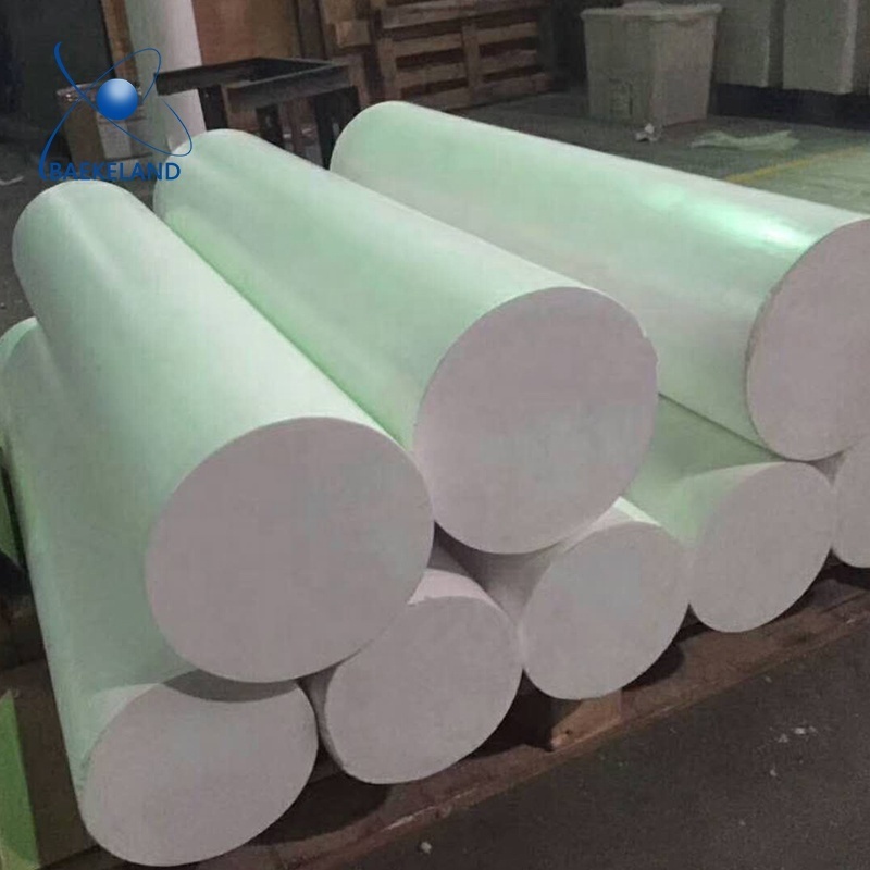 High temperature resistant natural color white ptfe bar ptfe plastic rod ptfe rod 100mm diameter