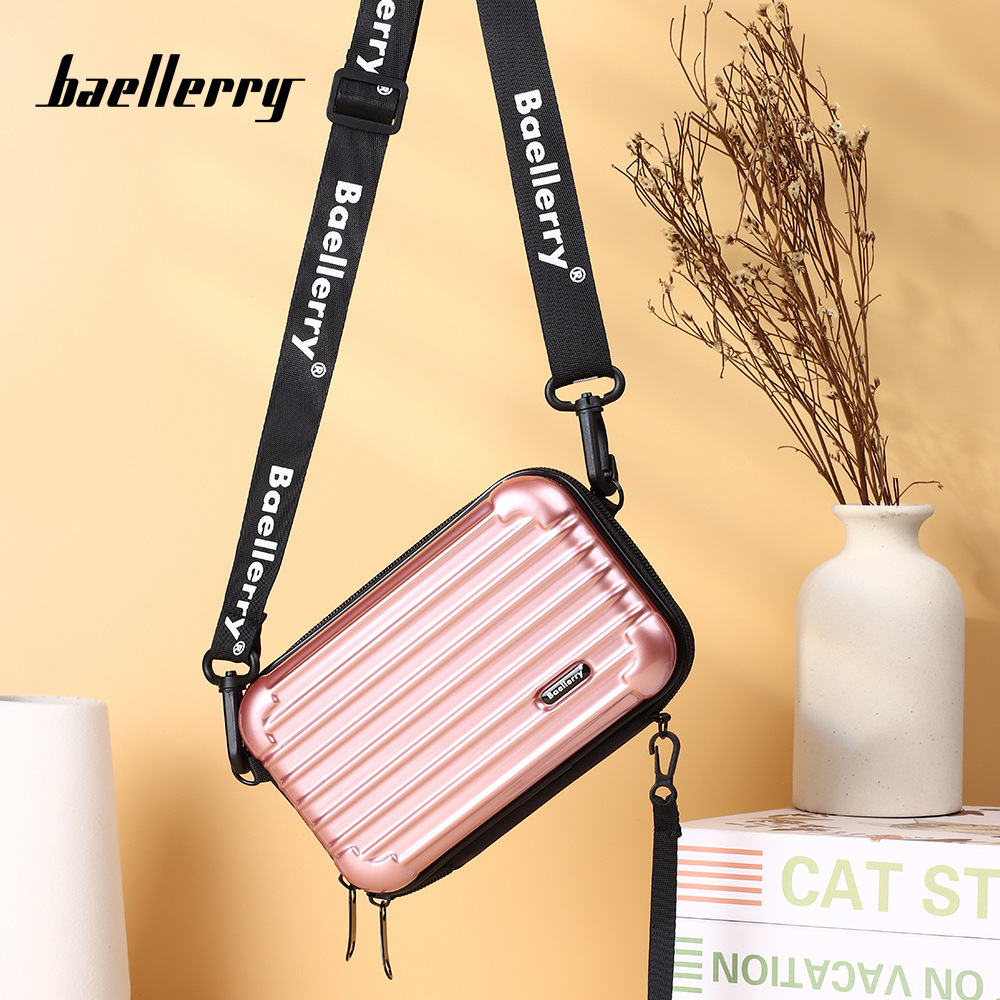 baellerry ABS Multifunction Storage crossbody small sling bags 7 inch Lady Cosmetic travel mini crossbody suitcases for women