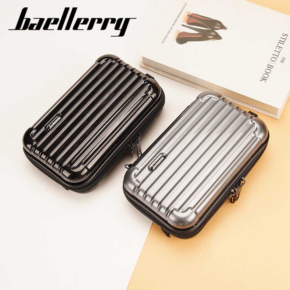 baellerry ABS Multifunction Storage crossbody small sling bags 7 inch Lady Cosmetic travel mini crossbody suitcases for women