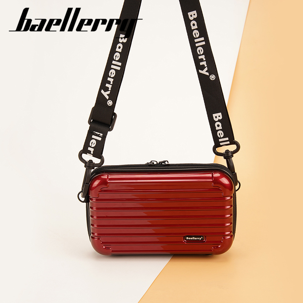 baellerry ABS Multifunction Storage crossbody small sling bags 7 inch Lady Cosmetic travel mini crossbody suitcases for women