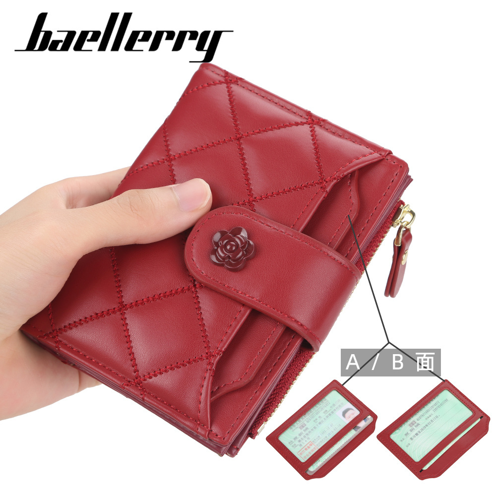 New design Baellerry wallet women  pu leather Mobile Phone card holders  Crossbody Bag  ladies wallet