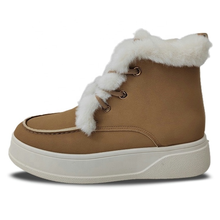 New Product ldeas PVC Outsole Women Winter Warm Faux Fur Snow Boots With Huge Discount