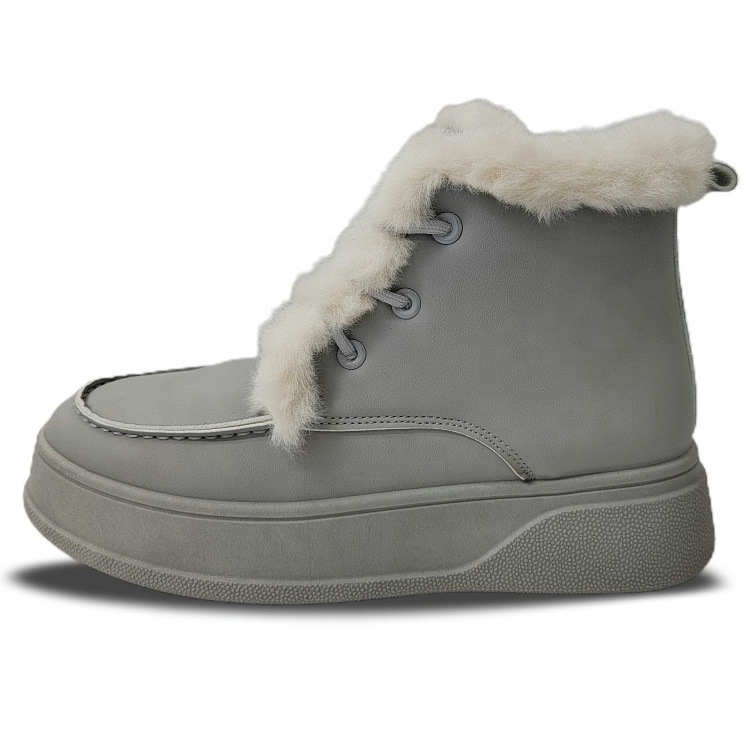 New Product ldeas PVC Outsole Women Winter Warm Faux Fur Snow Boots With Huge Discount