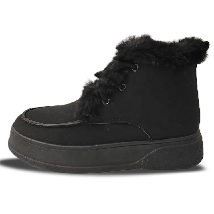 New Product ldeas PVC Outsole Women Winter Warm Faux Fur Snow Boots With Huge Discount