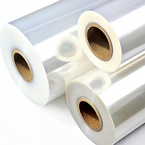 24mic Glossy Cold Laminating Film BOPP Pressure Sensitive Acrylic Adhesive Coated Paper Laminate Film Roll for Label  Industry