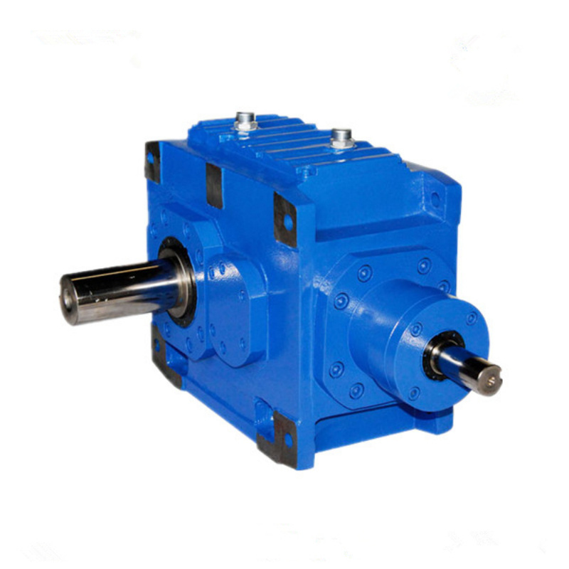 H series helical gear units H1SH3 solid shaft output industrial gearbox for sewage treatment