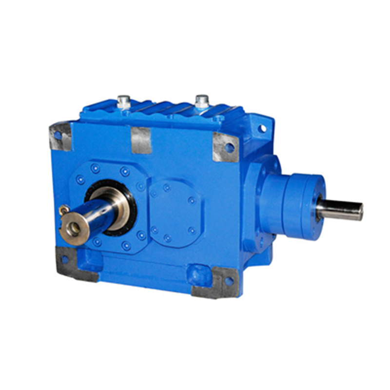 H series helical gear units H1SH3 solid shaft output industrial gearbox for sewage treatment