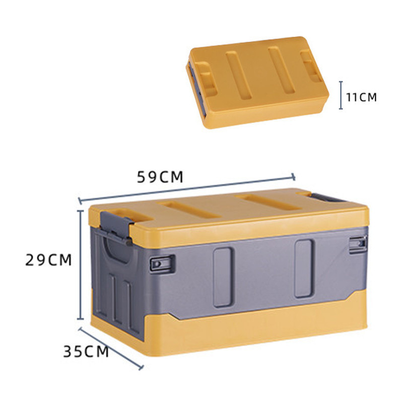 Large Size Great Capacity Crate Bins Folding Plastic Storage Box for Home