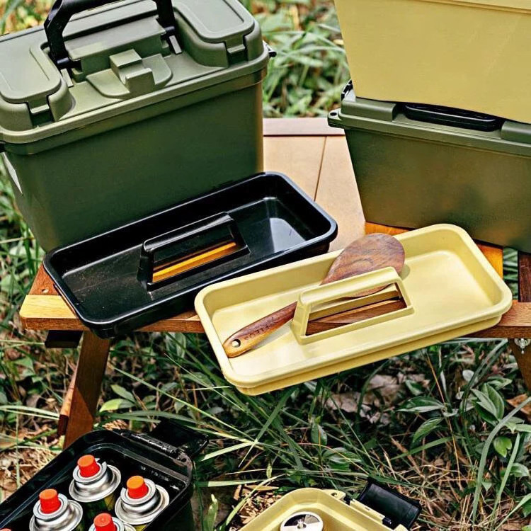 Portable Ammo Box Caisson Plastic Ammunition Case