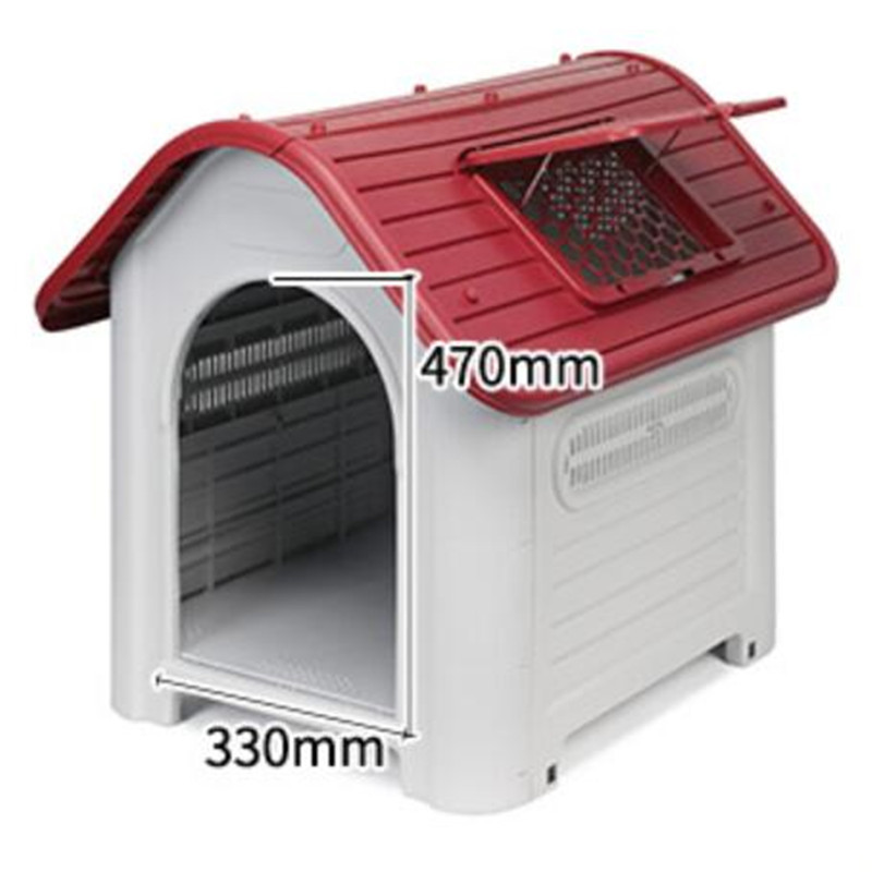 Bafuluo All Seasons Kennel decorative cheap Plastic Pet home indoor outdoor pet plastic dog house