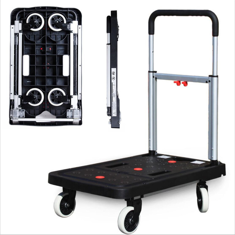 Bafuluo Warehouse high quality tool hand push flat cart for transport