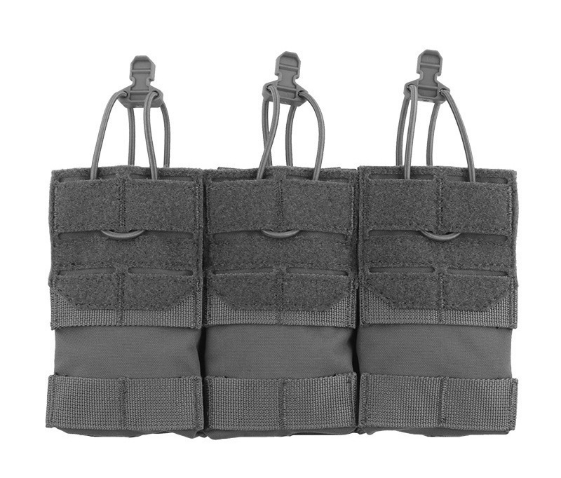 Premium 1000D BSCI Factory Outdoor Shooting Single trouble double kangroo stacker Tactical Mag Pouch