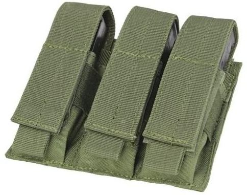 Premium 1000D BSCI factory outdoor triple tactical gear carrier mag pouch