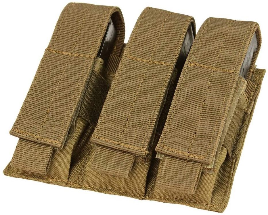 Premium 1000D BSCI factory outdoor triple tactical gear carrier mag pouch