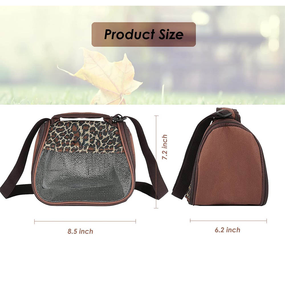 Outdoor Small Pet Carrier Hamster Chinchilla Portable Breathable Travel Guinea Pig Carry Pouch Bag