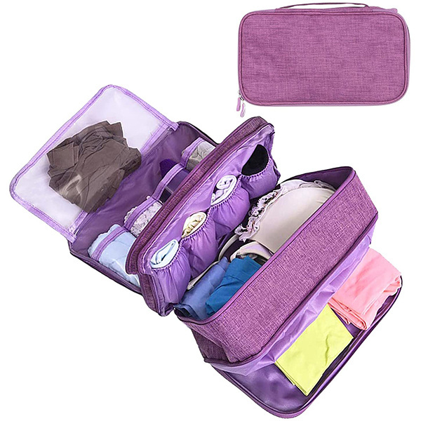 Large Packing Organizer Bra Underwear Storage Bag Travel Lingerie Pouch Organizer