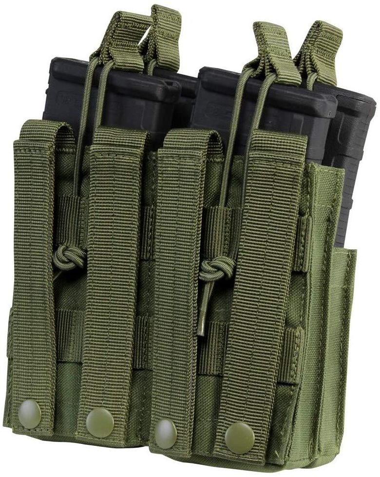 Premium BSCI factory custom logo outdoor shooting hunting training double tactical stacker mag holder pouch