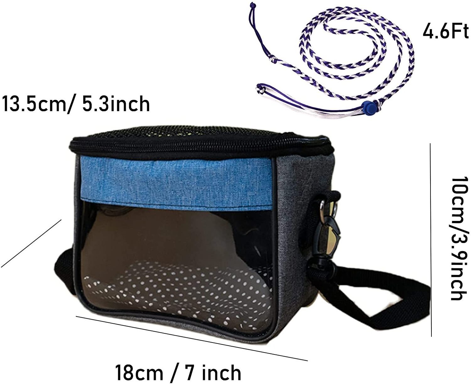 BSCI ISO Portable Outgoing Travel Handbags Sugar Glider Hedgehog Squirrels Hamsters Rabbits Guinea Pigs Pet Carrier Bag