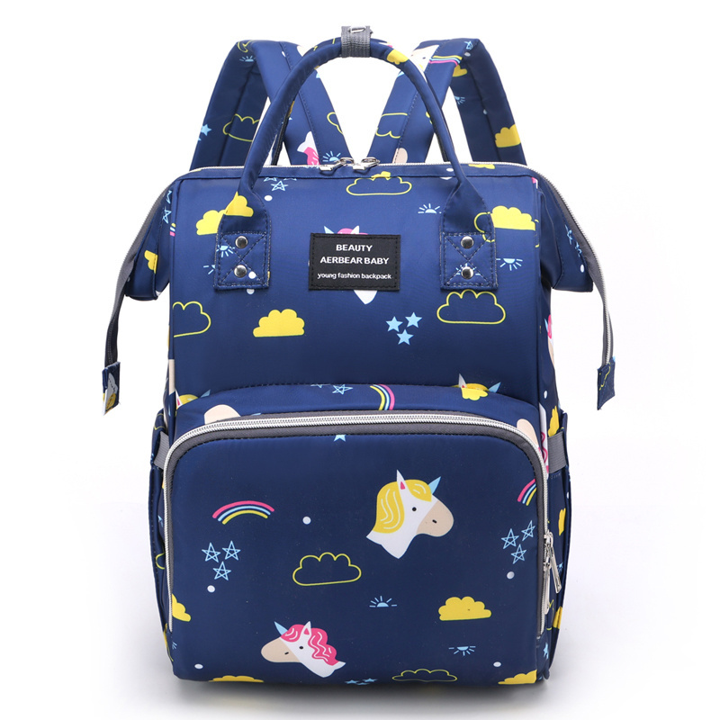 Factory  High quality waterproof  baby nappy bags women backpack baby mommy diaper bag mom bags