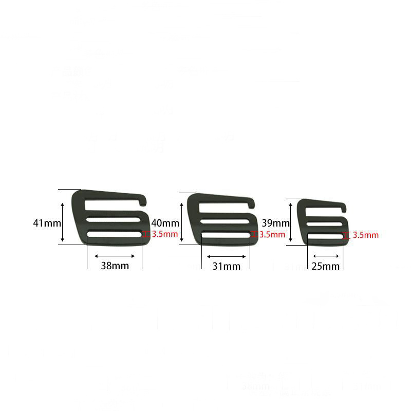 Hot Sale Zinc Alloy Silver Nickle G Hook High Quality Metal Tri-glide G Buckle For Bag/Backpack