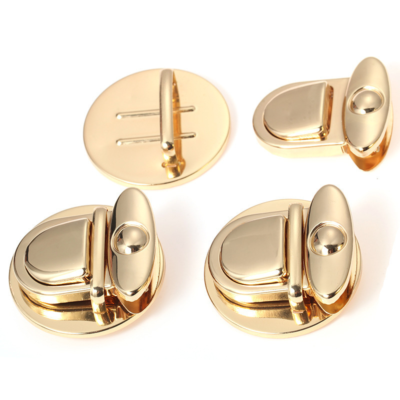 Hot Sales High Quality Zinc Alloy Push Lock Metal Press Lock For Purse