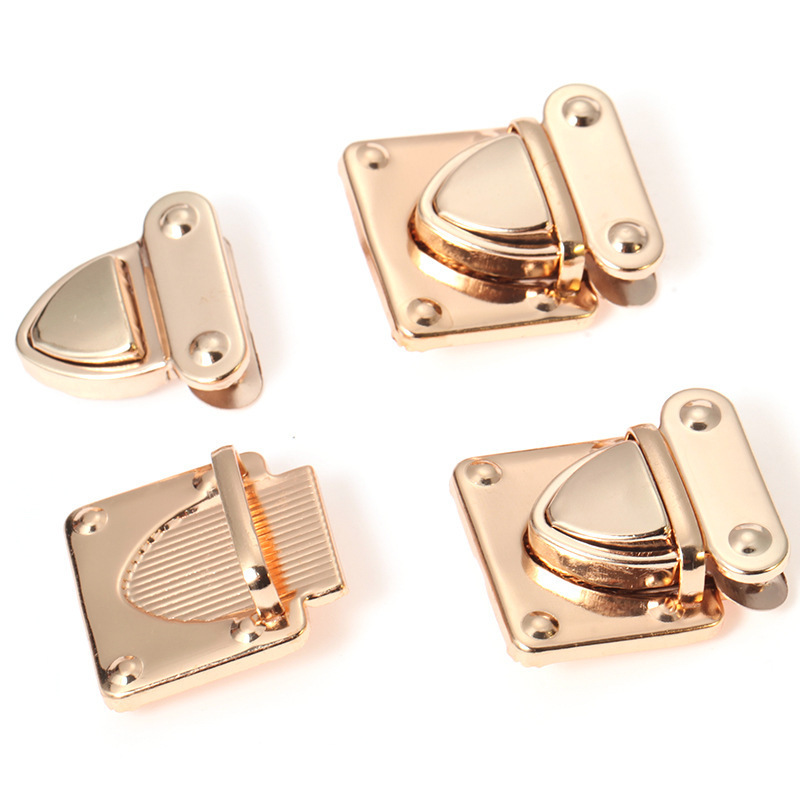 Hot Sales High Quality Zinc Alloy Push Lock Metal Press Lock For Purse