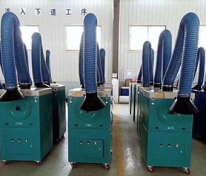 Dust collector for fume extraction system dust sucking machine