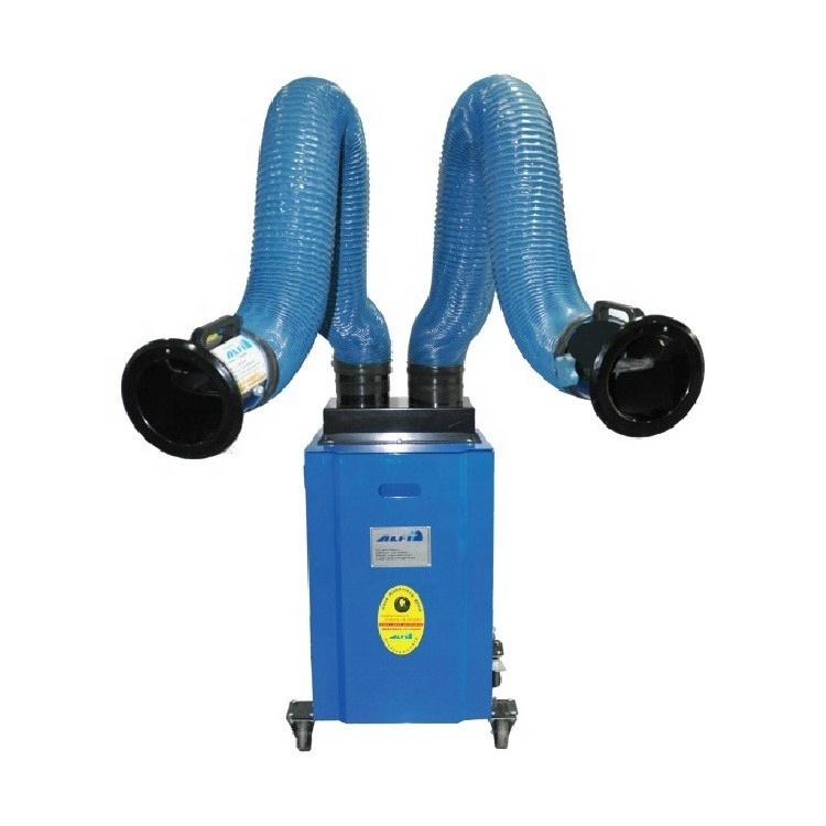 Welding fume suction system cartridge smoke extractors