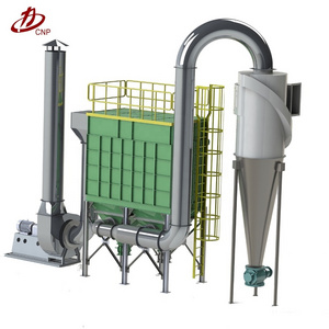 Pulse bag wood dust collector for woodworking machine for sawdust