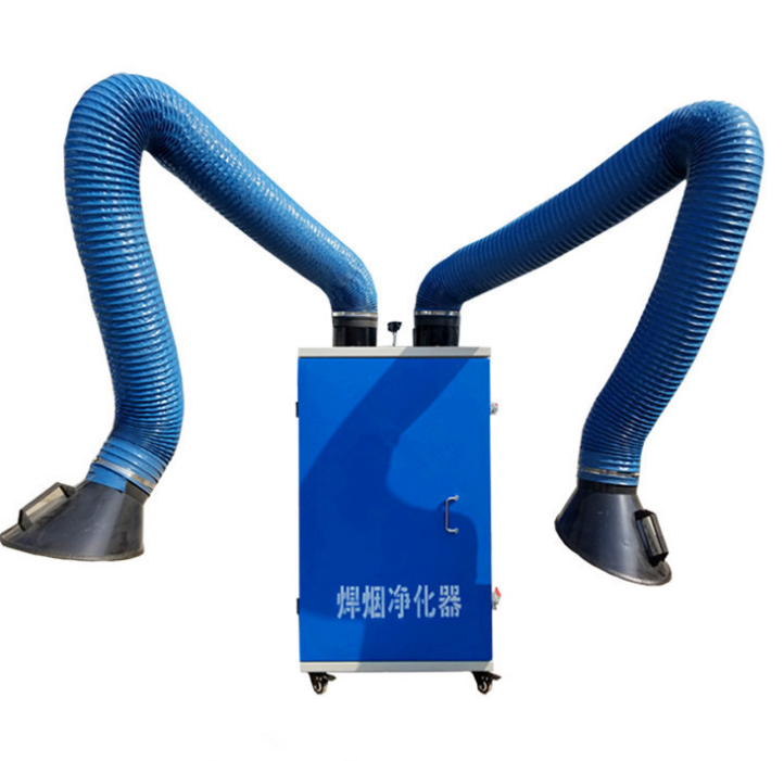 Welding fume suction system cartridge smoke extractors