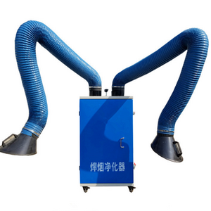 Welding fume suction system cartridge smoke extractors